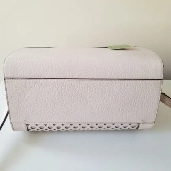 NWT Kate Spade Perri Lane Bubbles Perforated Pebbled Leather Crossbody Satchel - Picture 8 of 10